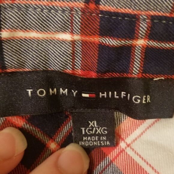 Tommy Hilfiger RW&B Plaid Button Down Sz XL - Picture 6 of 7